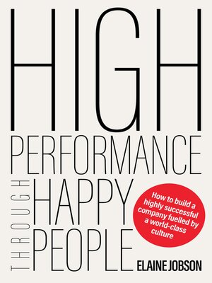 cover image of High Performance Through Happy People